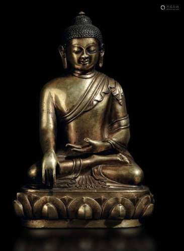 A Bronze Figure Of Buddha, Chi…