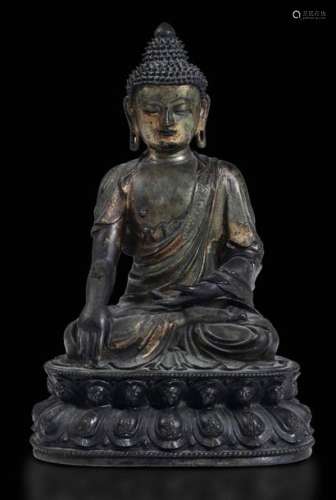 A Bronze Sakyamuni Buddha, Chi…