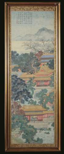 A Painting On Silk, China, Qin…
