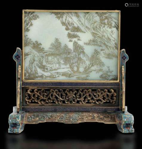 A Jade Plaque, China, Qing Dyn…