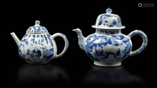 Two Porcelain Teapots, China, …