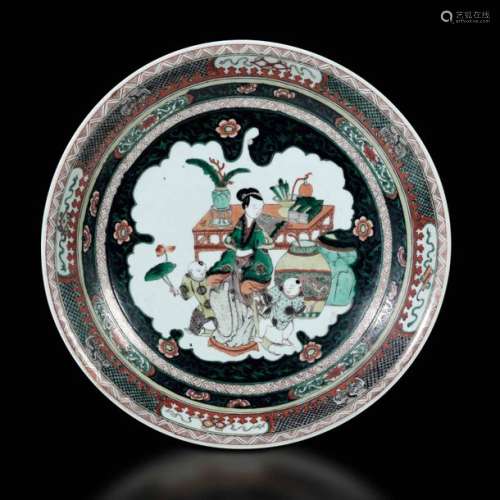 A Porcelain Plate, China, Qing…