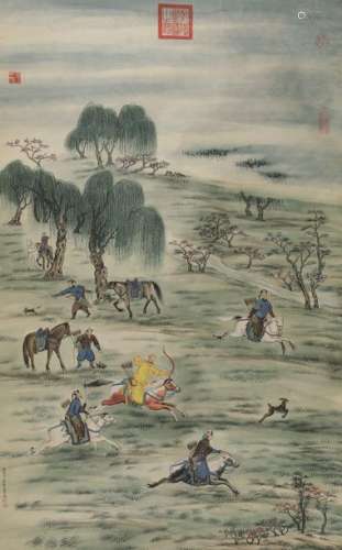 A Painting On Silk, China, Qin…
