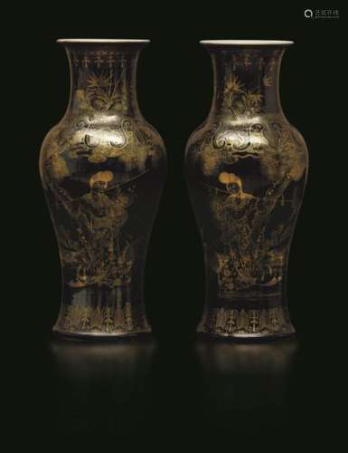 Two Chinese Vases, China, Qing…