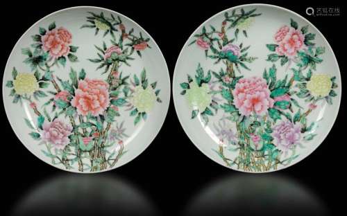 A Pair Of Plates, China, Qing …