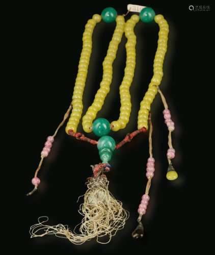 A Prayer Necklace, China, Qing…