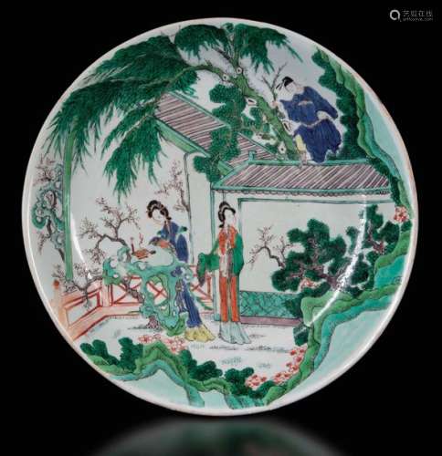 A Porcelain Plate, China, Qing…