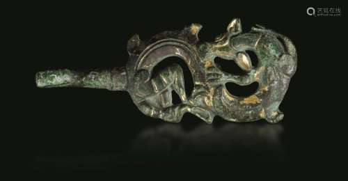 A Bronze Buckle, China, Shang …