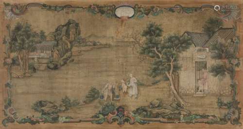 A Painting On Silk, China, Qin…