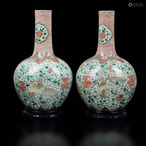 A Pair Of Porcelain Vases, Chi…