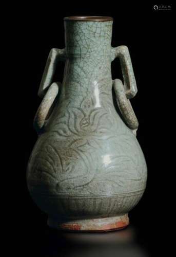 A Vase In Porcelain, China, Mi…