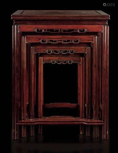 Four Wooden Tables, China, Qin…