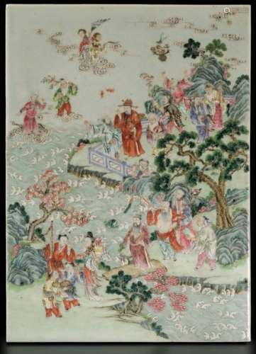 A Porcelain Plaque, China, Qin…