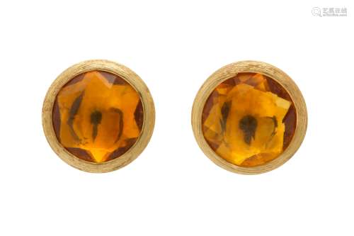 Marco Bicego | A pair of gold and citrine earstuds