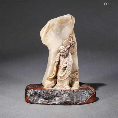 A shoushan stone buddha ornament