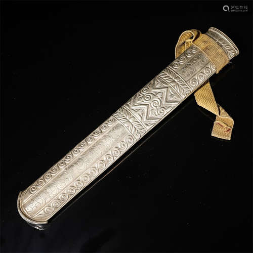 Glid Old white cooper Tibetan knife