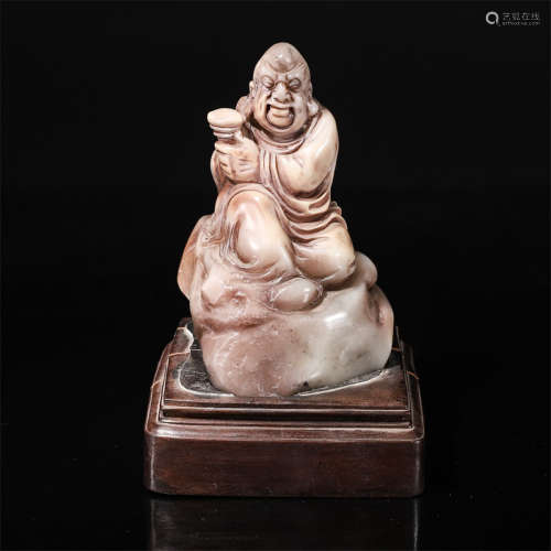 Shoushan stone buddha ornament