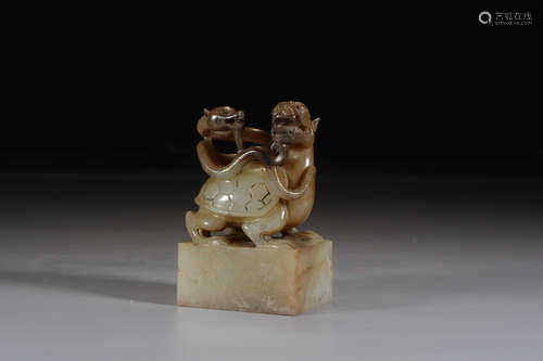 A Old jade seal