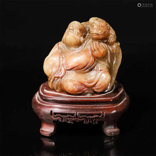 Shoushan stone buddha ornament