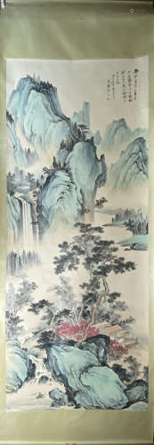 Zhang -daqian mark painting