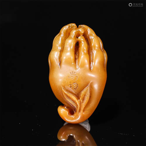 Tianhuang stone buddha hand ornament