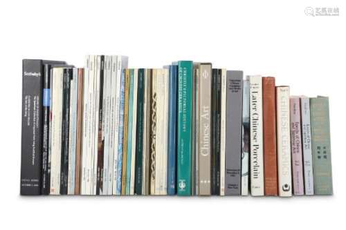 A COLLECTION OF REFERENCE BOOKS AND AUCTION CATALOGUES.