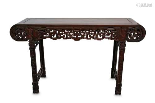 A CHINESE ALTAR TABLE.