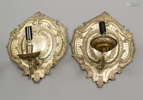 Two Baroque wall appliques