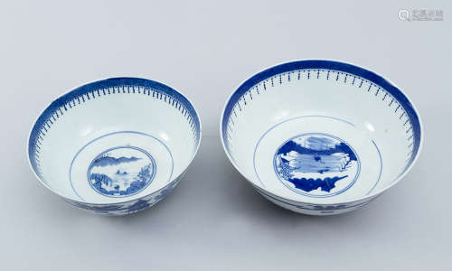 Two Chinese porcelain bowls