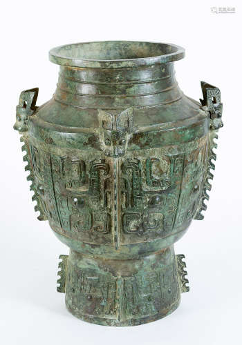 Early Chinese bronze vase