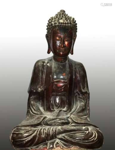 Bouddha assis en position de 