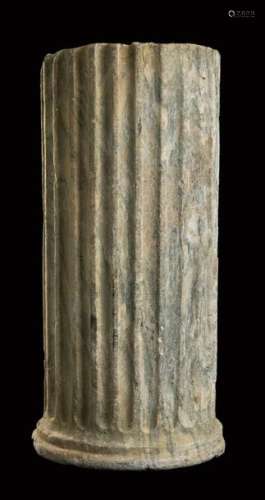 ROMAN FLUTED COLUMN IN CIPOLLINO MARBLE 1st 2nd c…