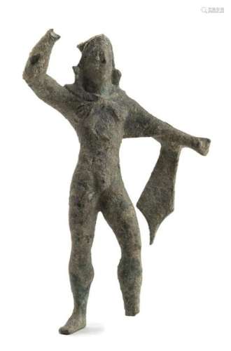 ARCHAIC BRONZE STATUETTE OF HERAKLES 5th 4th cent…