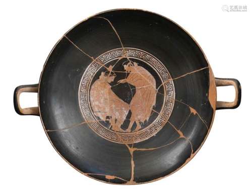 ATTIC RED FIGURE KYLIX Attribuited to the Tarquin…