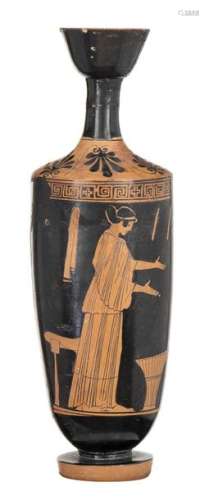 ATTIC RED FIGURE LEKYTHOS Attribuited to the Bowd…
