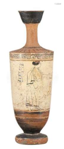 ATTIC WHITE GROUND LEKYTHOS In the manner of the …