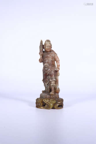 chinese soapstone statue of buddha,qing dynasty