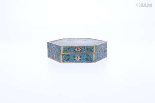 chinese cloisonne box,qing dynasty