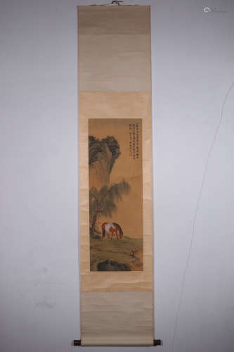chinese painting by pu xuezhai