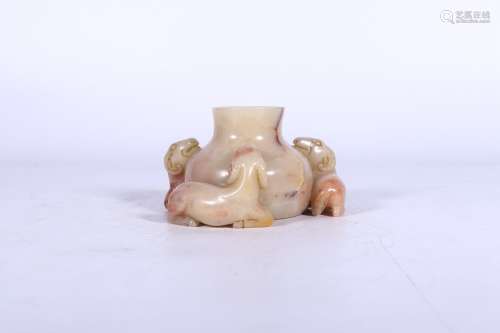 chinese soapstone carving of goat,qing dynasty