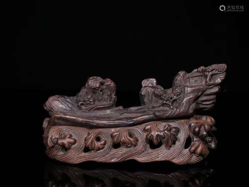 A Chinese Agarwood Ornament