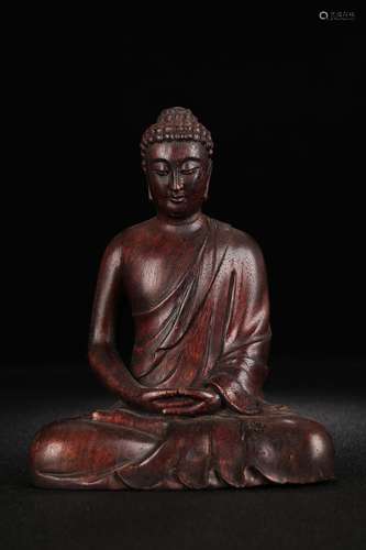 A Chinese Agarwood Gautama Buddha