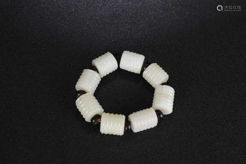 A Chinese Hetian Jade Bracelet