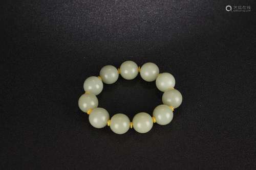 A Chinese Hetian Jade Bracelet