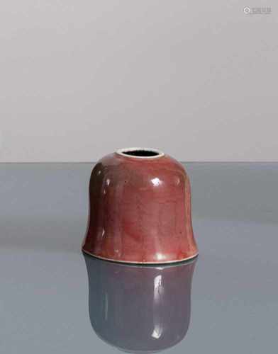 Pinselwascher aus Porzellan mit Peachbloom-Glasur
