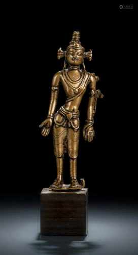 Frühe Bronze eines Bodhisattva