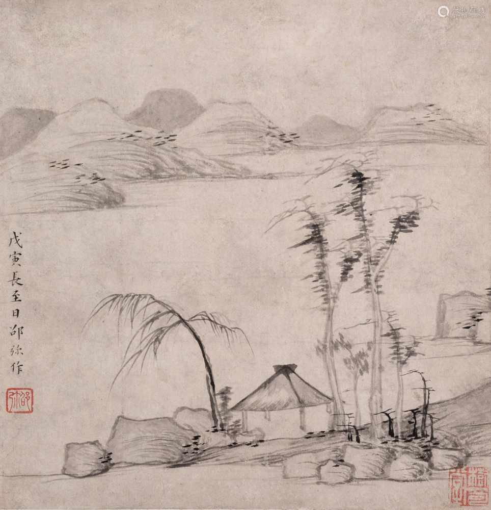 in Stil von Shao Mi (ca. 1593-nach 1642)