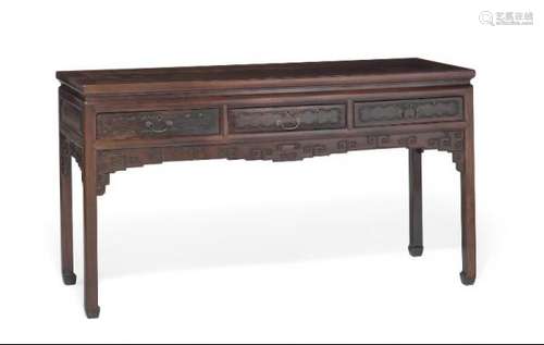 A large Chinese freestanding hardwood sideboard. Republic period, first half of the [...]