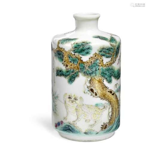 A Chinese enamelled porcelain 