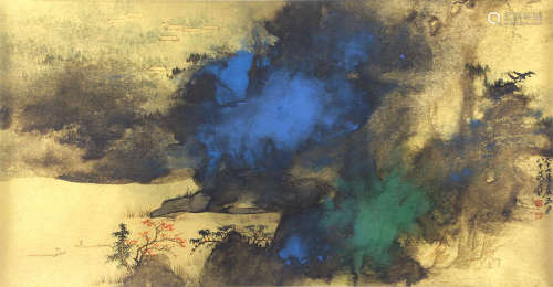 ZHANG DAQIAN   SPLASH-COLOR PAINTING